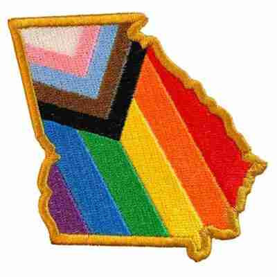 Georgia Pride Iron On Patch