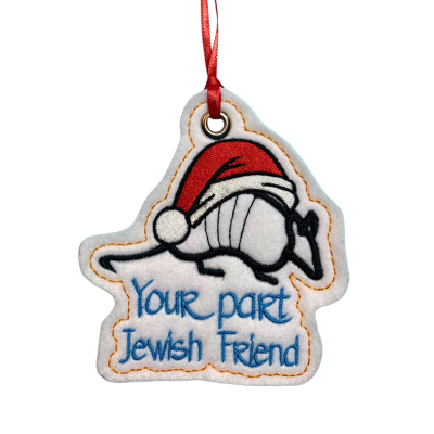 Holiday Armadillo Ornament